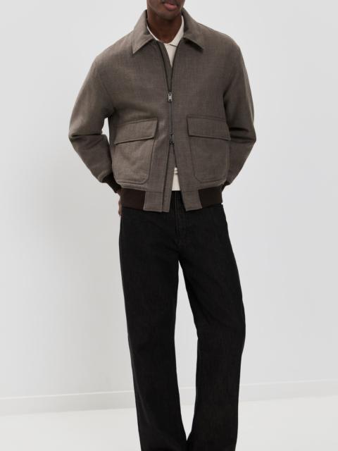 Theory Modern Aviator Jacket in Dapper Roll