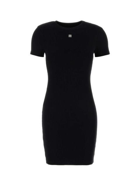 Givenchy Women Black Stretch Cotton Dress