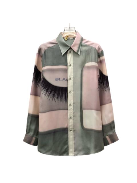 CELINE Celine Color-Blocked Single-Breasted Long Sleeve Shirt