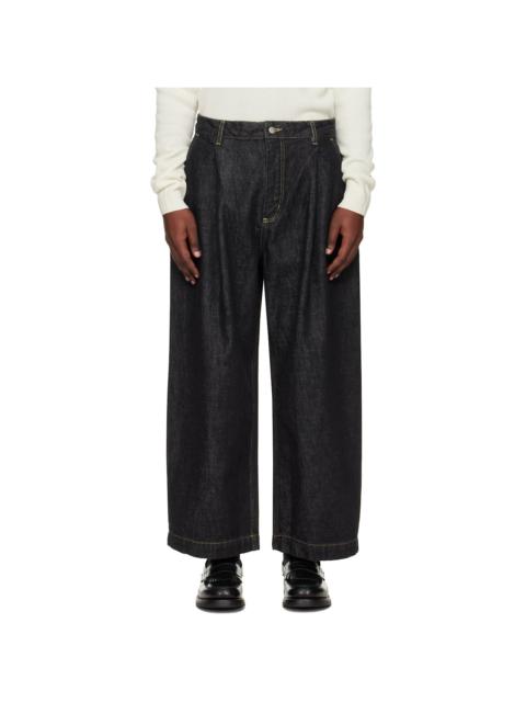 Studio Nicholson Black Puch Italian Denim Jeans