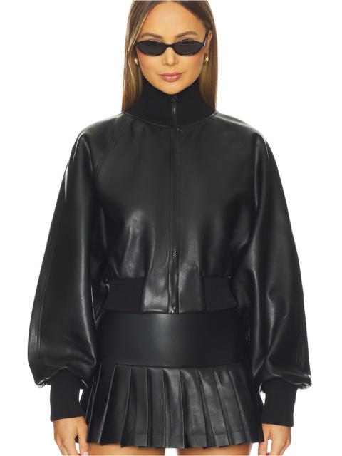 NORMA KAMALI Oversized Turtleneck Bomber Jacket To Waist