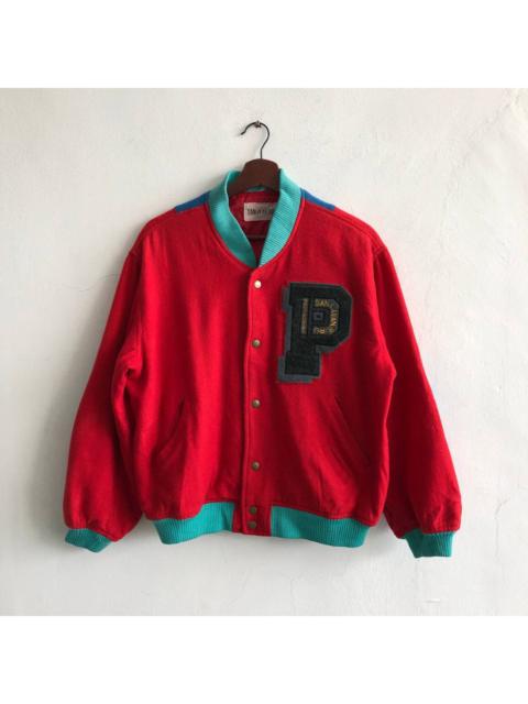 Other Designers Vintage Sanlui An Riru Varsity Jacket AJ1