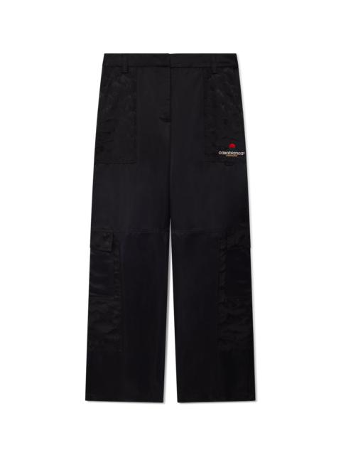 CASABLANCA Nylon And Satin Mountain Camo Cargo Trousers