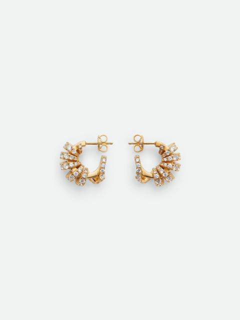 Bottega Veneta Twist Hoop Earrings