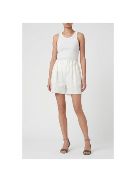 Brunello Cucinelli Brunello Cucinelli Wowhite Relaxed Cotton Shorts