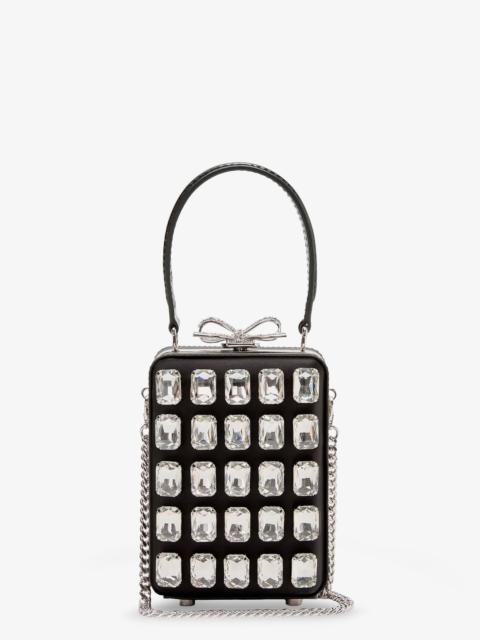 self-portrait Self Portrait Women Satin Shoulder Bag With Crystals