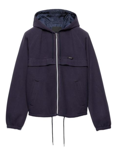 Prada Prada Men Fleece Hooded Blouson Jacket