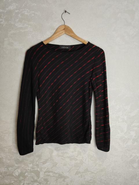 Other Designers Escada Wool Striped Sweater