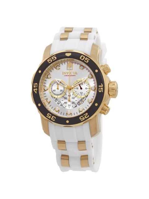 Other Designers Invicta Pro Diver Chronograph Silver Dial Men's Watch 20292