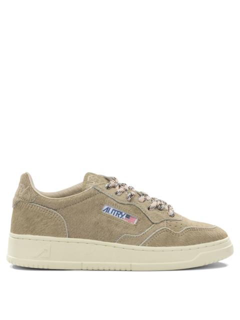 AUTRY Autry Pony Skin Effect Medalist Low Sneaker Beige