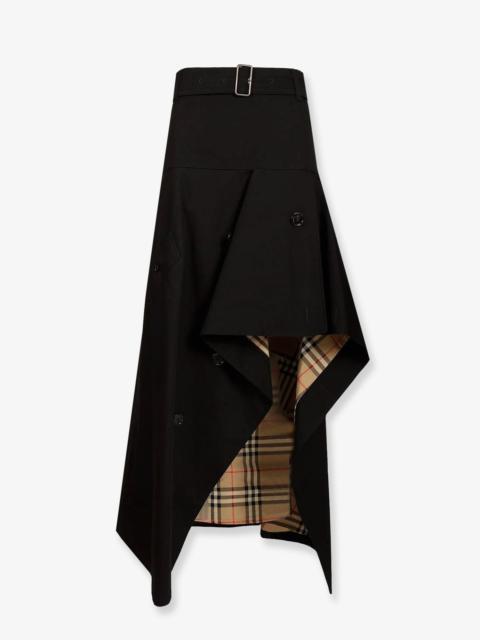 Burberry Burberry Heather Asymmetrical Trench Skirt