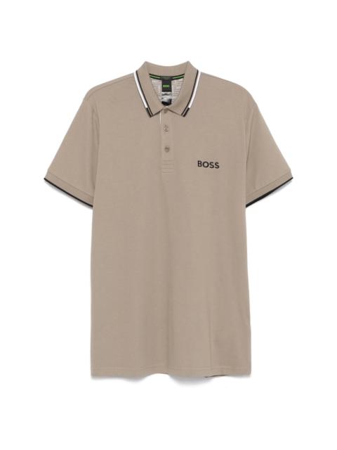 BOSS Boss Grey Polo Shirts Men