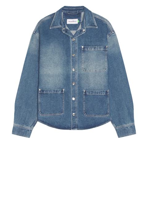 House of Sunny Take A Trip Contrast Stitch Shirt