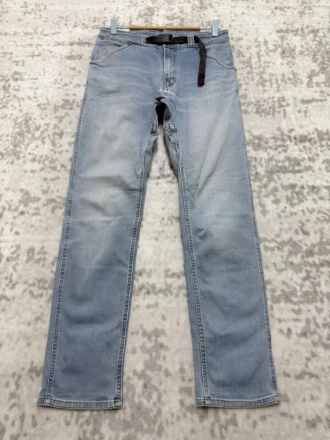 GRAMICCI Gramicci Slim Denim Pants Y2K Climbing Belted Faded Blue
