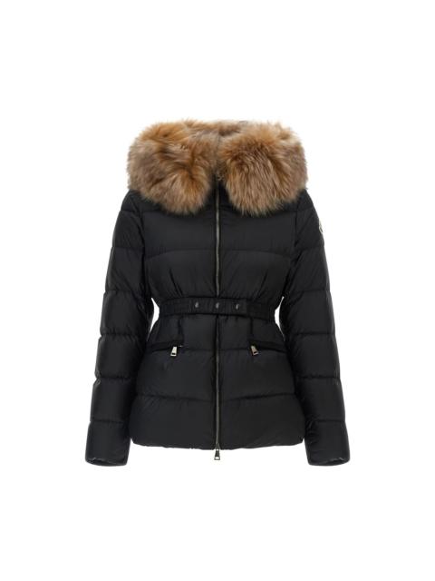 Moncler MONCLER $2860 Boed Black/Beige Down Jacket New (Women's size