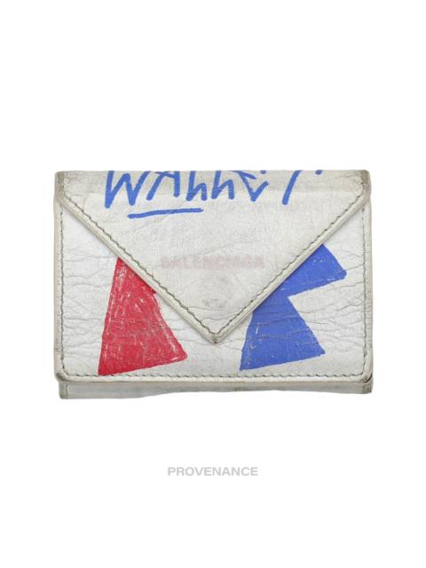 BALENCIAGA Balenciaga Papier Trifold Wallet - Graffiti France