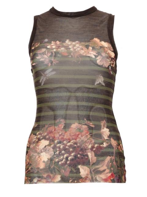 Jean Paul Gaultier Jean Paul Gaultier Women "Mariniere Grape" Print Top