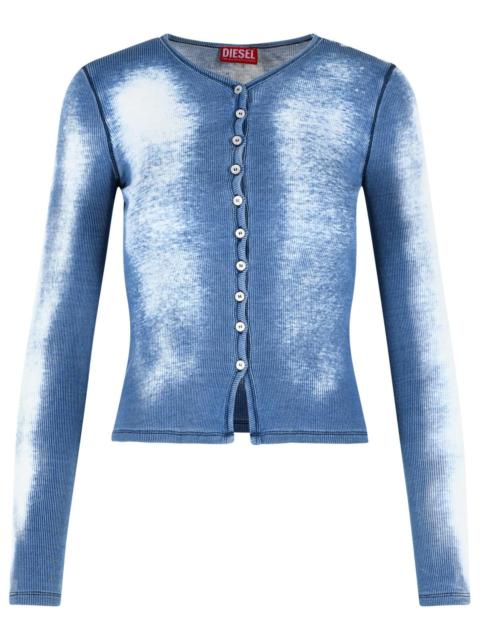 Diesel Diesel 'GABRIEL' Light Blue Stretch Cotton T-shirt