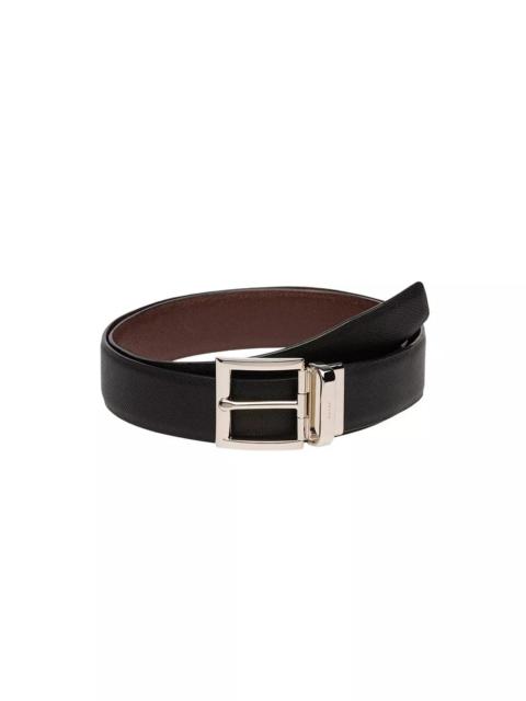 Prada Saffiano Leather Reversible Belt