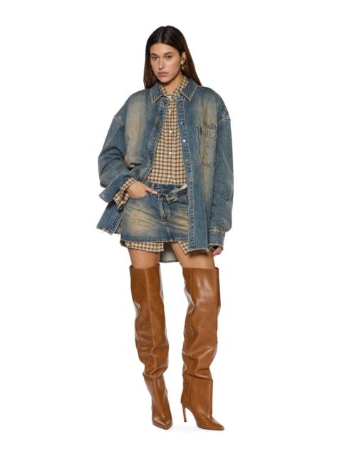 Ksubi MICRO MINI SKIRT FLIP DUNE