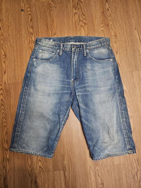 visvim Visvim 99D4 Fluxus Short Denim