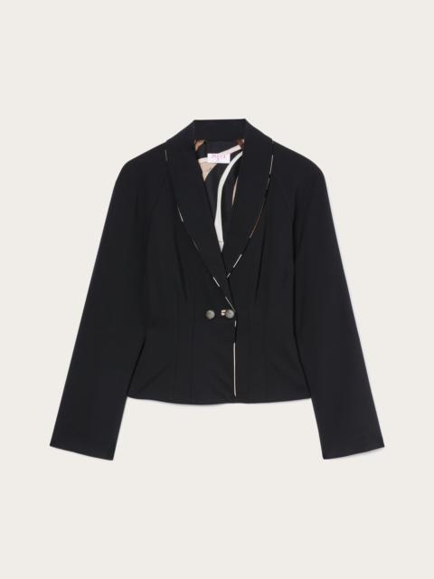 PUCCI COOL WOOL LAPEL JACKET