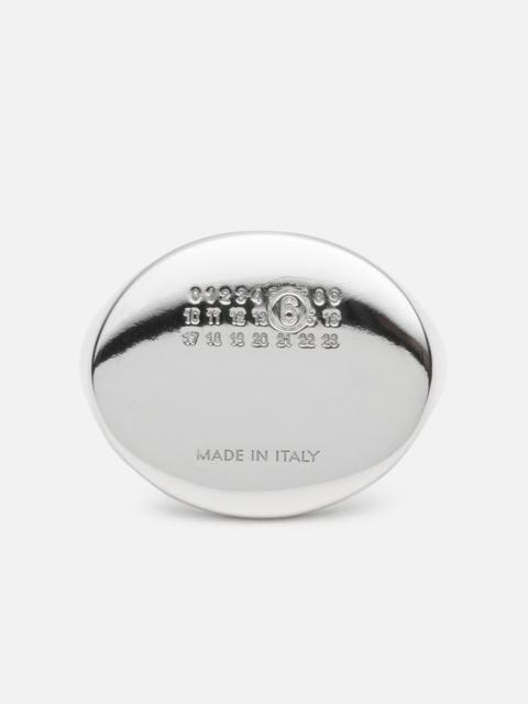 MM6 Maison Margiela NUMERIC OVAL RING