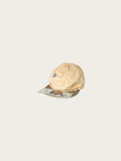 Kapital Chino BRIMFIELD Cap (ONE LOVE) - Beige/Khaki