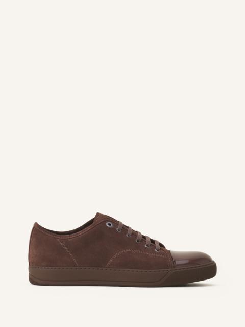 Lanvin DBB1 SNEAKERS IN SUEDE AND PATENT LEATHER