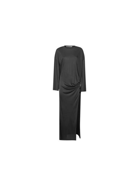 CYNTHIA ROWLEY Blooming Lace Halter Dress - 24S1DR45PL-BLACK | REVERSIBLE