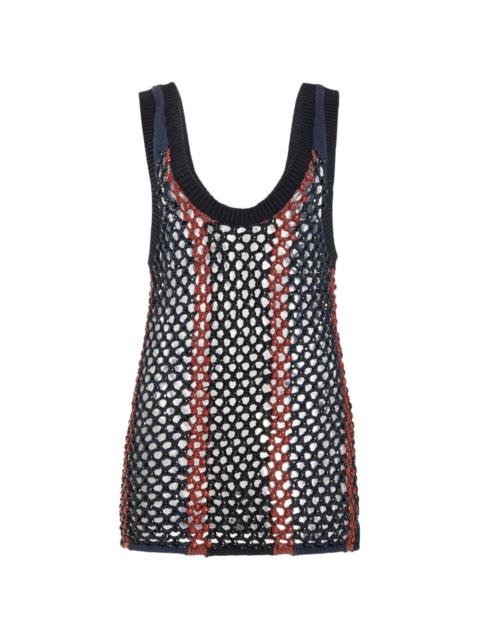 Dennis Marina mesh tank top