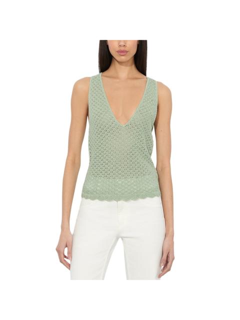 Alice + Olivia alice + olivia Annalise Linen-Blend Tank