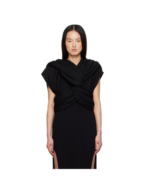 Rick Owens Black Hollywood Triple Donut Top