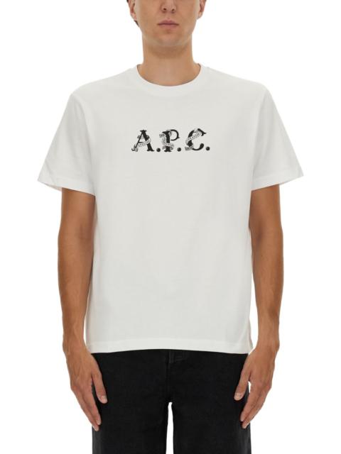 A.P.C. COTTON "HUGO" T-SHIRT