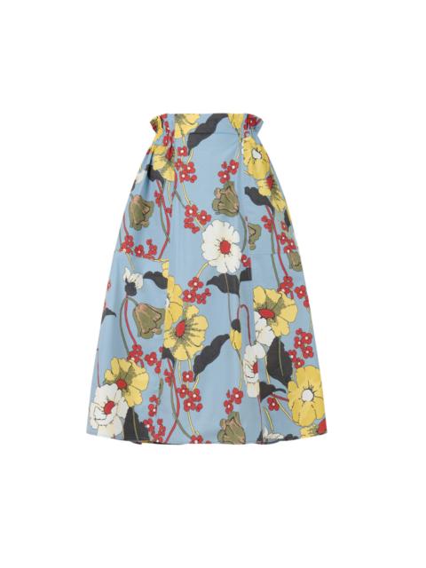 Marni FLORAL POPLIN SKIRT