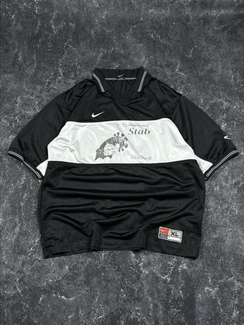 Nike Vintage Rare 00s Nike Black Star Restaurant Soccer Jersey
