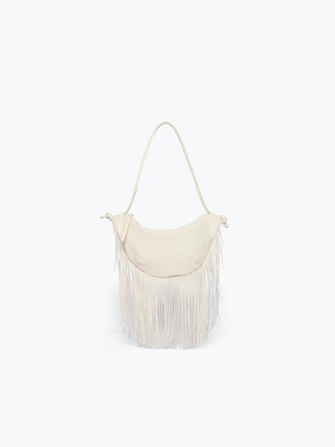 FRĒDA SALVADOR ERIKA CRESCENT FRINGE BAG