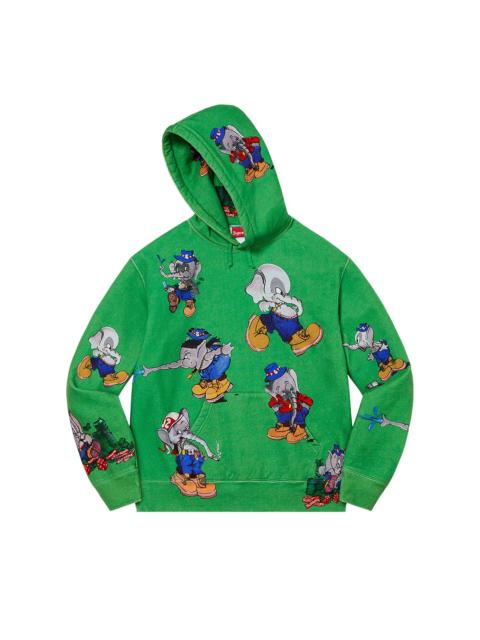 Supreme Supreme Elephant Hooded Sweatshirt 'Green'