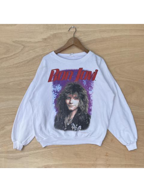 Other Designers Vintage - VINTAGE SWEATSHIRT BON JOVI MONSTERS OF ROCK 1987