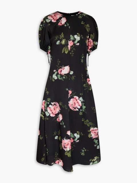 Erdem Cavendish floral-print seersucker midi dress