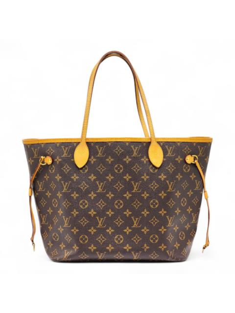 Neverfull MM Monogram Canvas Tote Bag M40156 Brown