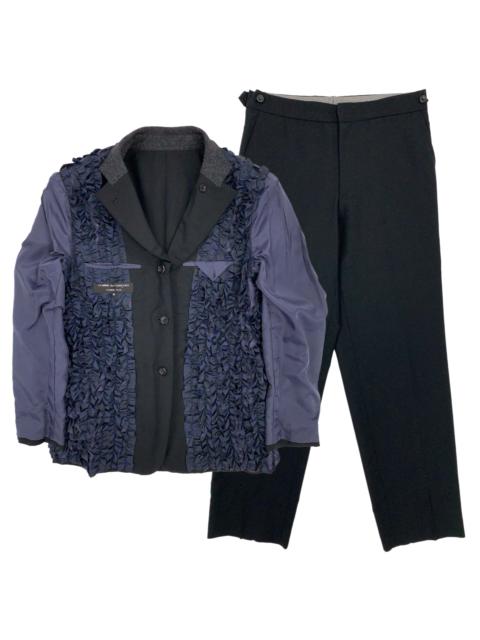 SS99 Reversible Ruffled Lining Wool Suit