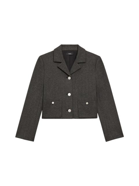 Theory Theory Knit Boxy Crop Jacket
