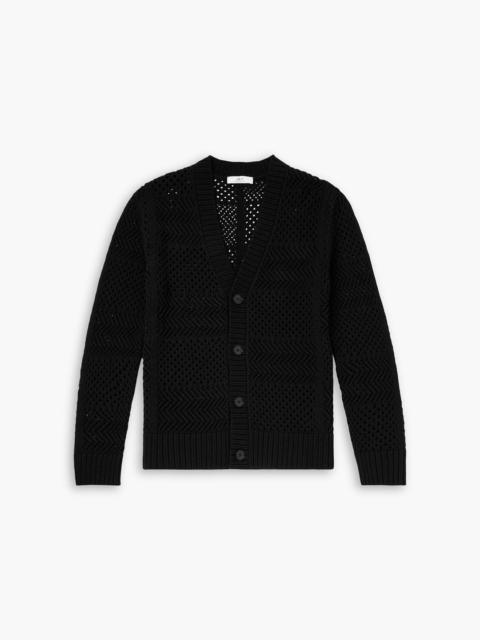 Other Designers Open-knit cotton cardigan