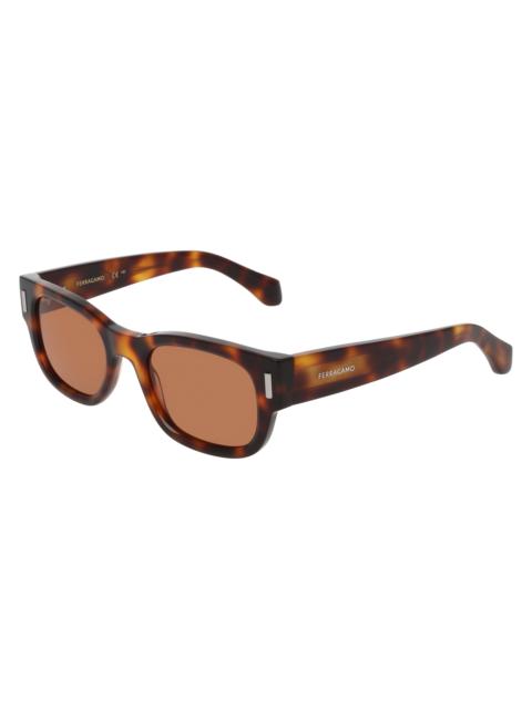 FERRAGAMO Ferragamo Brown Square Men's Sunglasses SF2064SE 240 51