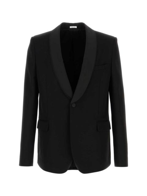 Alexander McQueen Black Wool Blazer
