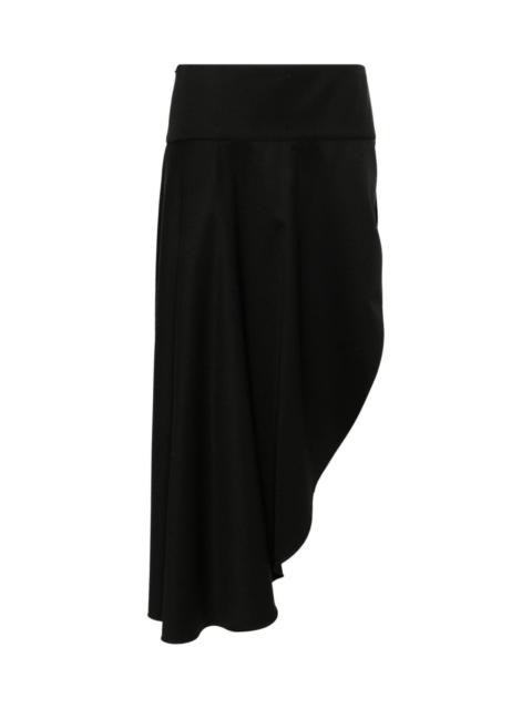 Alaïa Wool asymmetric skirt