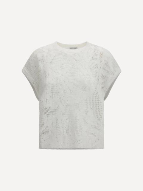 Brunello Cucinelli Dazzling Water Lillies T-shirt
