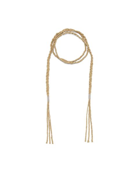 raffia belt