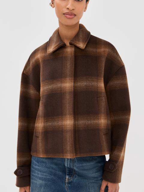SIMKHAI Colby Plaid Jacket